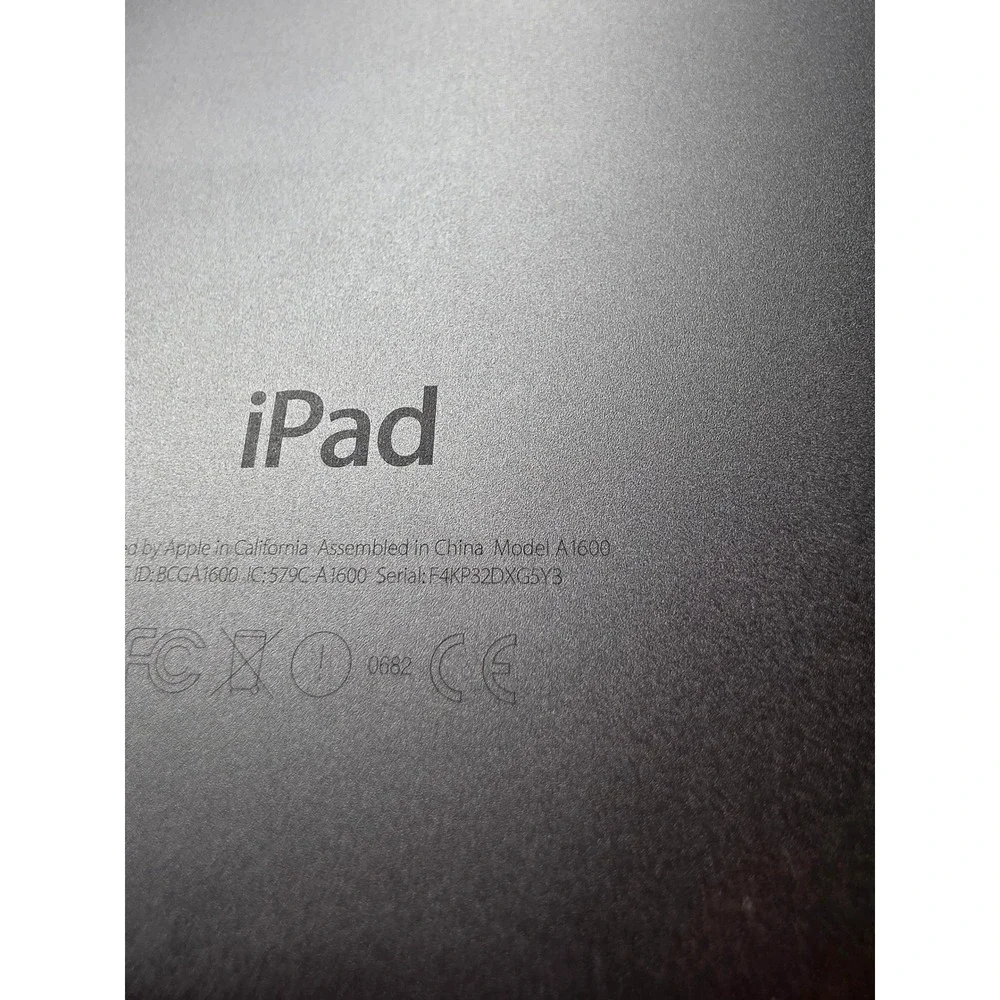 Apple iPad mini‎ 3 Space Gray 16GB Wi-Fi Cellular Model A1600 Tablet